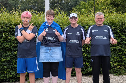 Ability Shetland badminton team