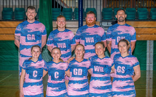 Mixed netball team